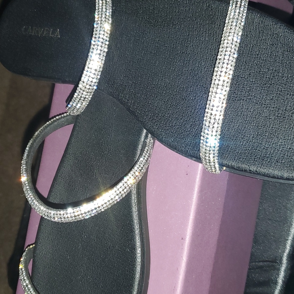 Carvela Rhinestone Flat - Picture 2 of 5